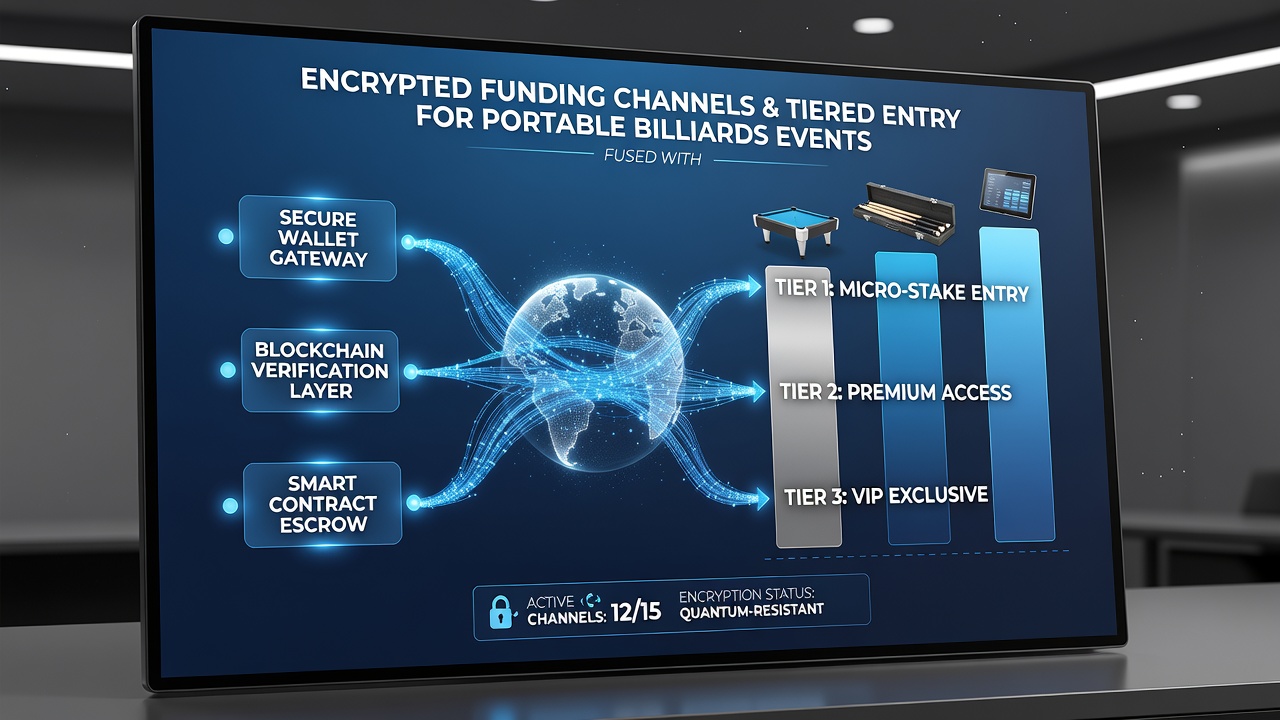 Mobile Billard-Events mit verschlüsselten Zahlungskanälen, Live-Dealer-Tischen und Jackpot-Integration