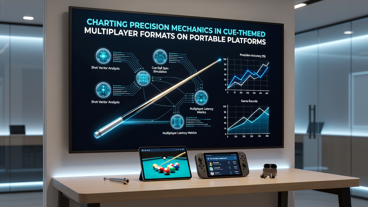 Visualisierung von Multiplayer-Synchronisation und Physik-Interaktion in cue-themaisierten mobilen Formaten