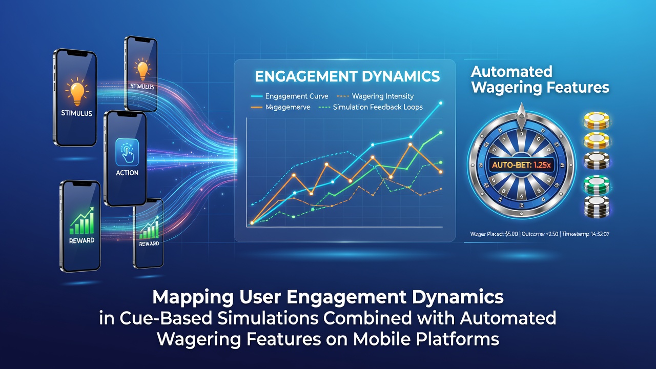 Visualisierung von Engagement-Metriken in mobilen Cue-Simulationen und Wettfunktionen