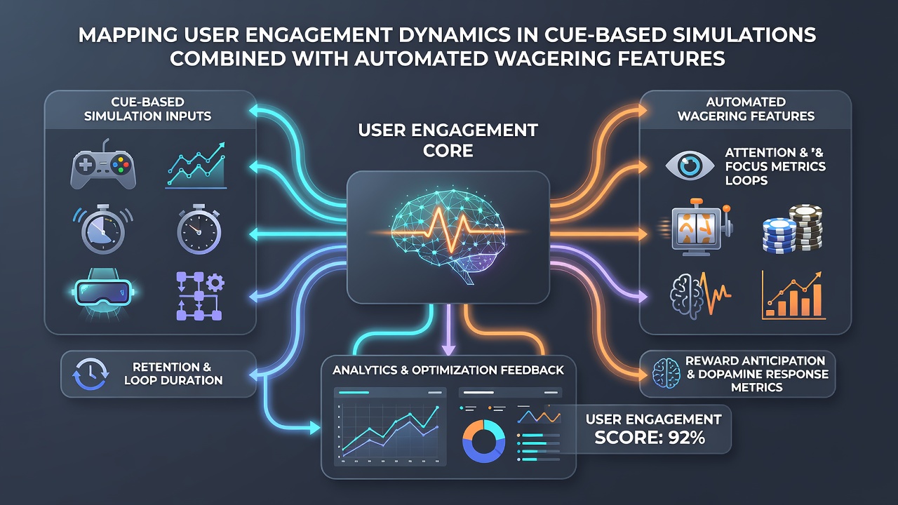Darstellung von Datenflüssen und Engagement-Karten in Queue-Simulationen auf Mobilgeräten