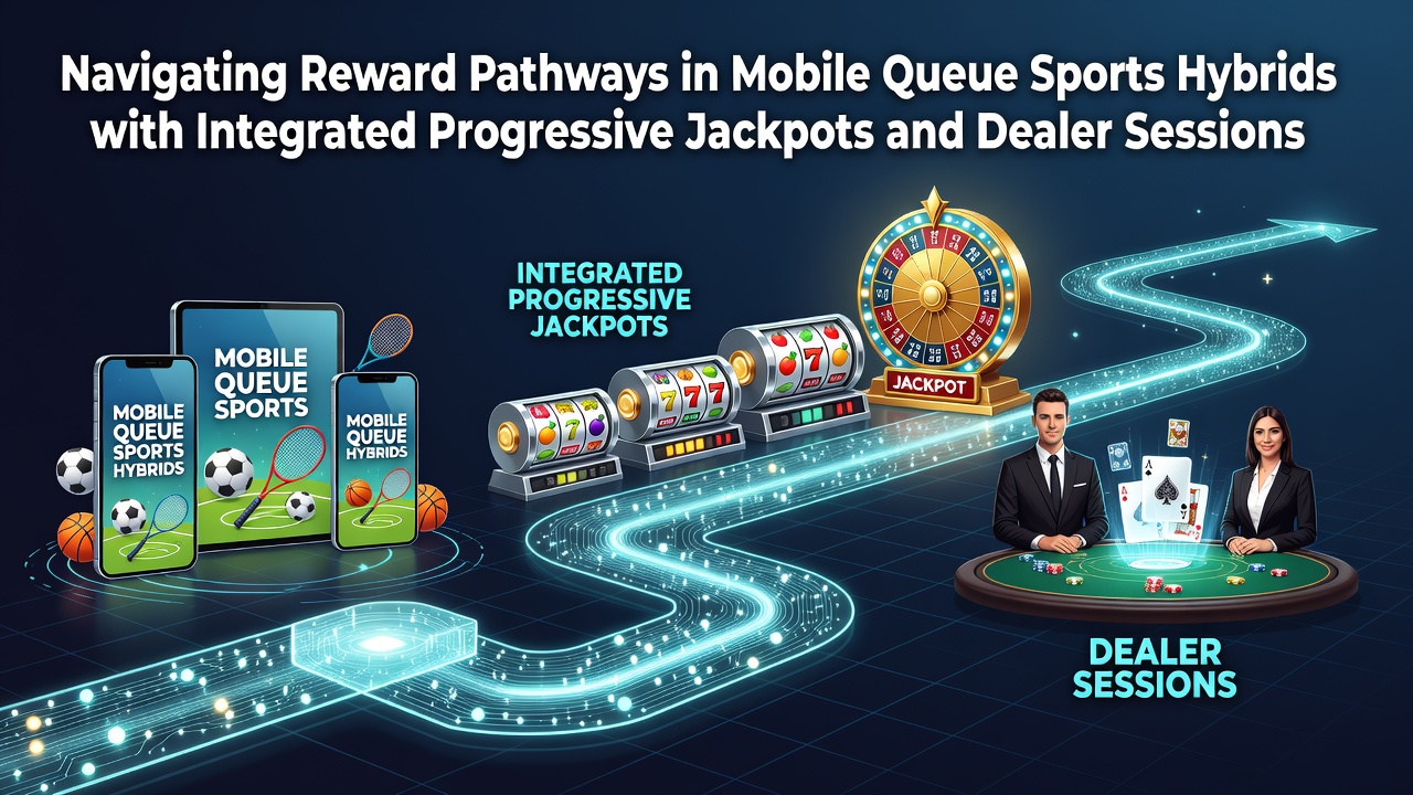Mobile Queue-Sport-Hybride mit progressiven Jackpots und Dealer-Sessions auf portablen Geräten