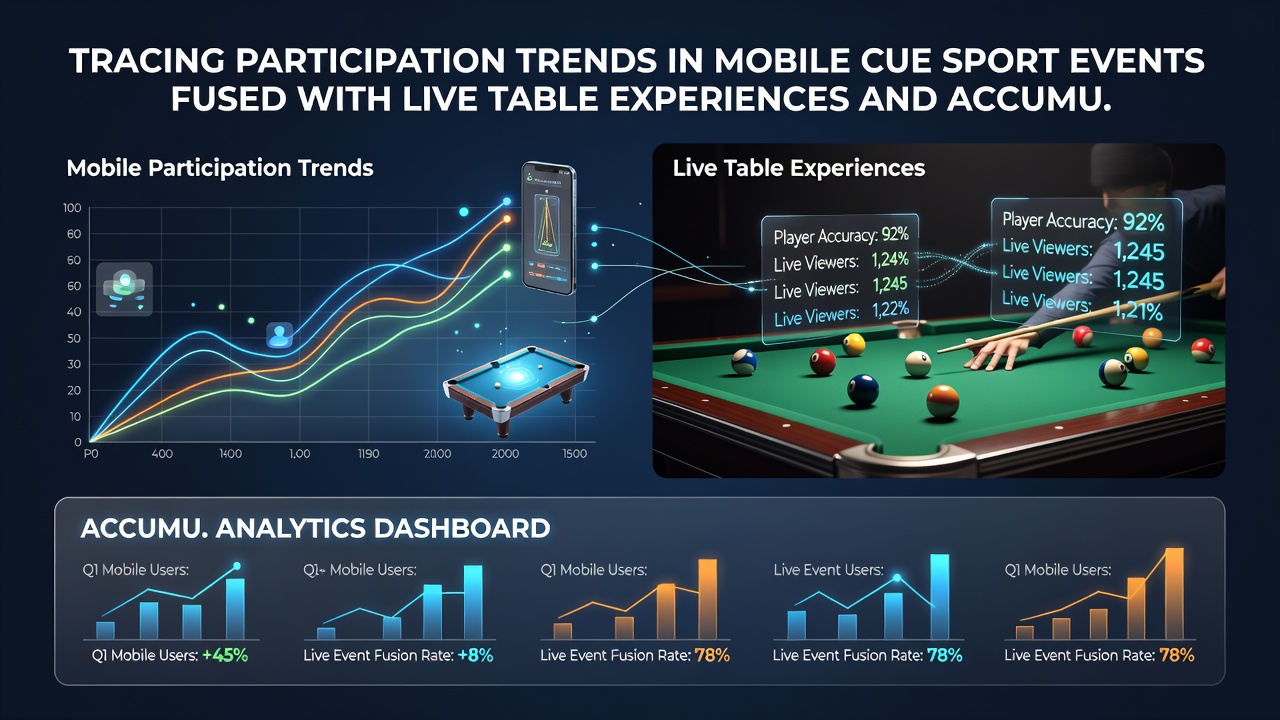 Teilnahmetrends bei hybriden mobilen Billard-Events mit Live-Tischen